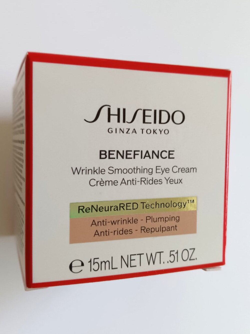 Shiseido - Benefiance Wrinkle Smoothing Eye Cream - 15 ml